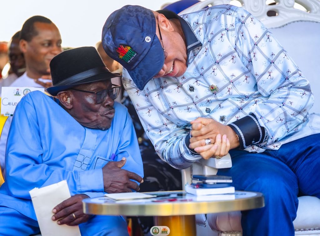 PHOTOS: Gov Eno Honours Cameroonian-Born Teacher Who Taught Him French From 1975 to 1977